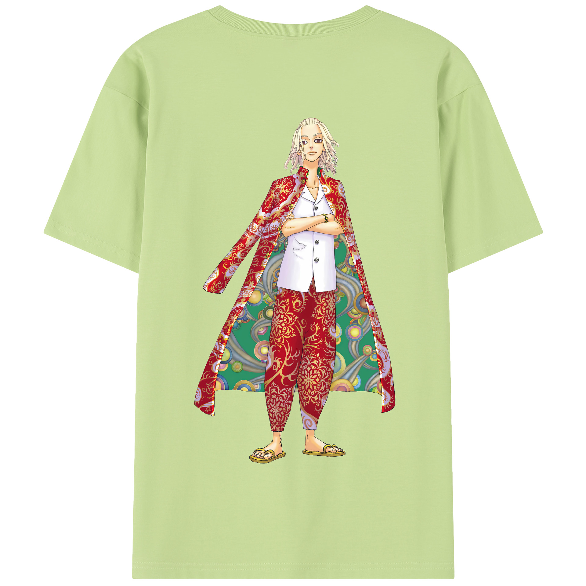 （画像用） 東京リベンジャーズ Tokyo Revengers 綿100％半袖Tシャツ（背面プリント）